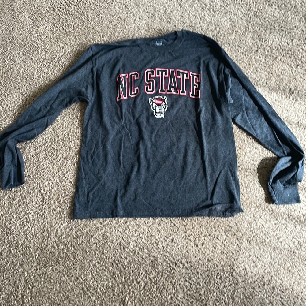 TWO SHIRT BUNDLE, one long sleeve NC State shirt and one short sleeve shirt